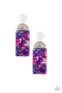 Earrings HAUTE On Their Heels - Purple