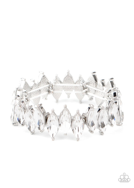 Bracelet Fiercely Fragmented - White