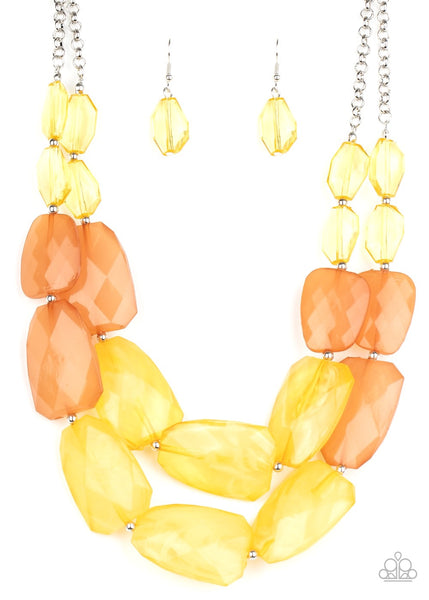 Necklace Gives Me Chills - Yellow