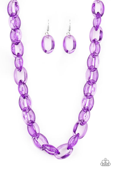 Necklace Ice Queen - Purple