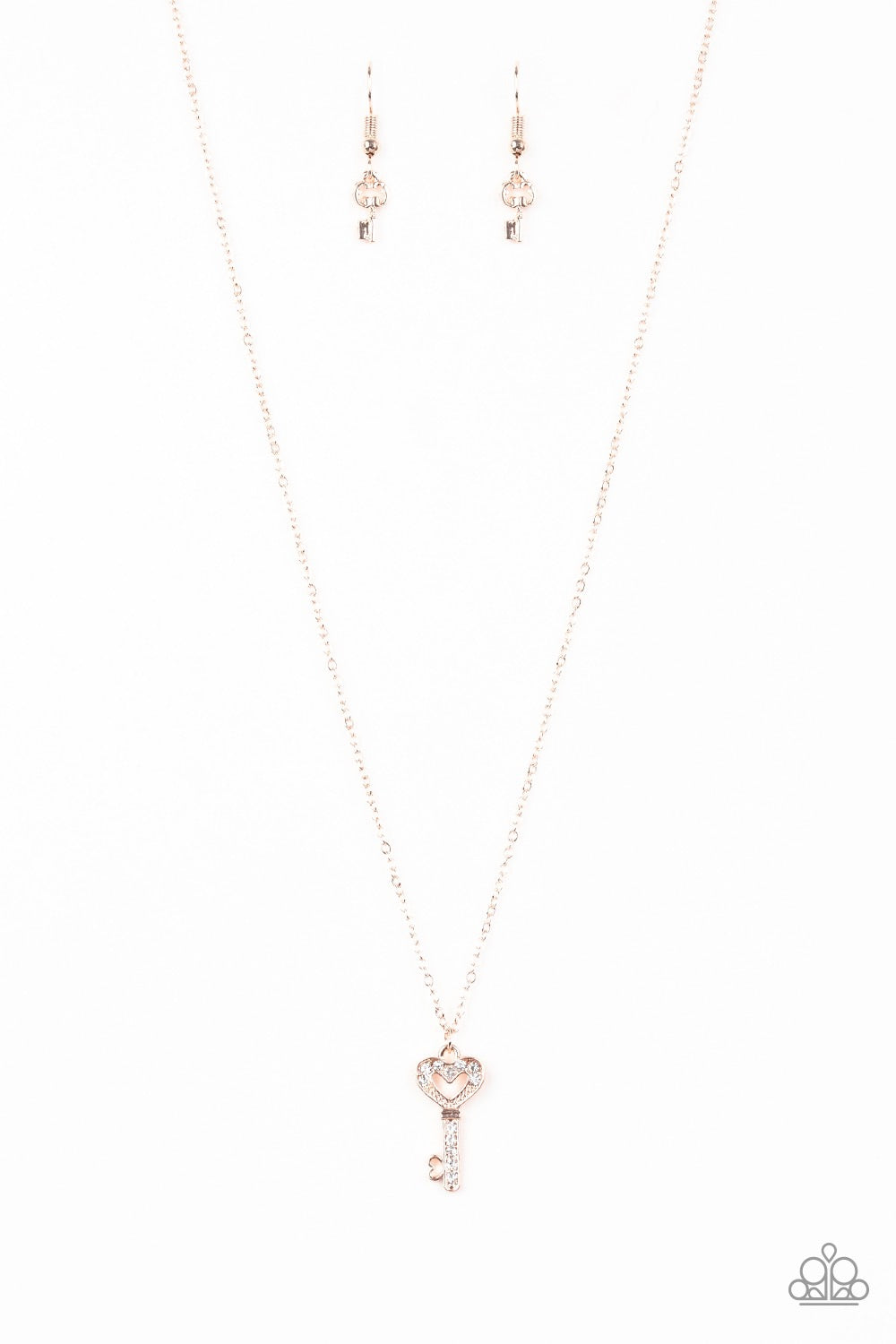 Necklace Lock Up Your Valuables - Rose Gold