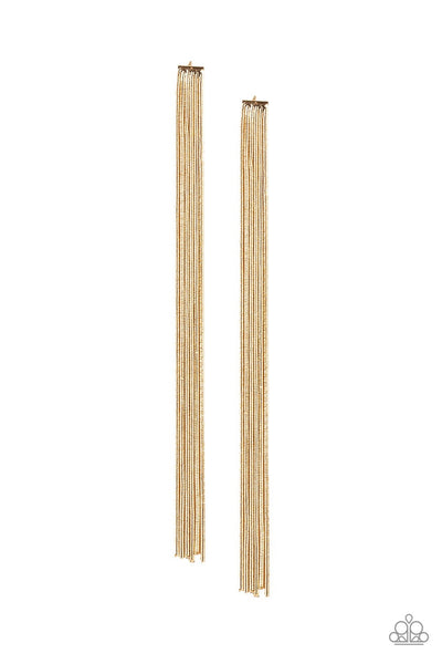 Earrings Head To Toe Dazzle - Gold
