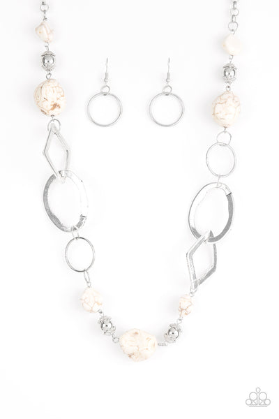 Necklace Thats TERRA-ific! - White