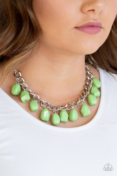 Necklace Take The COLOR Wheel! - Green