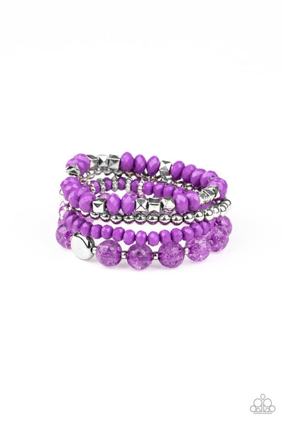 Bracelet Layered Luster - Purple