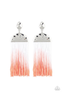 Earrings Rope Them In - Orange