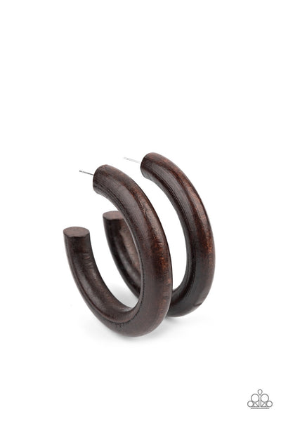 Earrings Woodsy Wonder - Brown