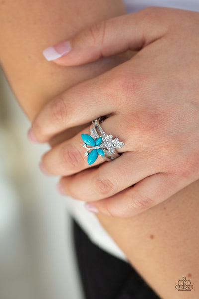 Ring Flutter Flirt - Blue