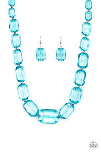 Necklace Acrylic ICE Versa - Blue