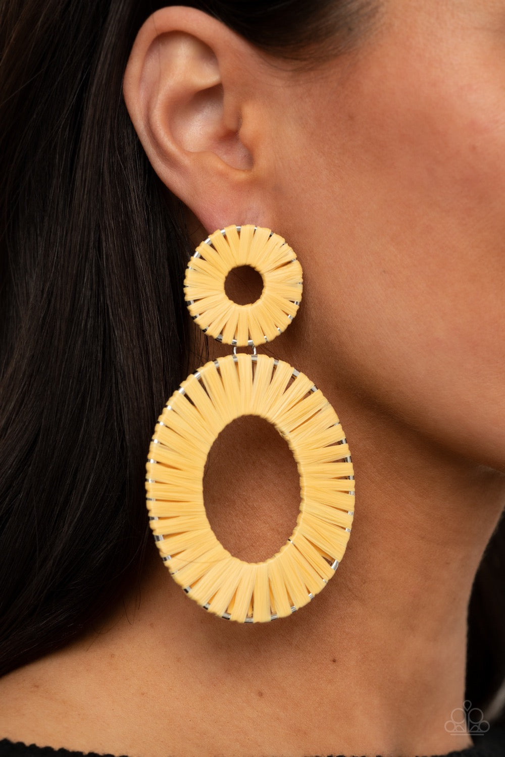 Earrings Foxy Flamenco - Yellow