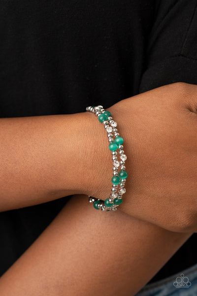 Bracelet Ethereally Entangled - Green