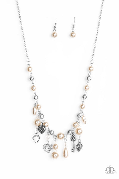 Necklace Renaissance Romance - Brown