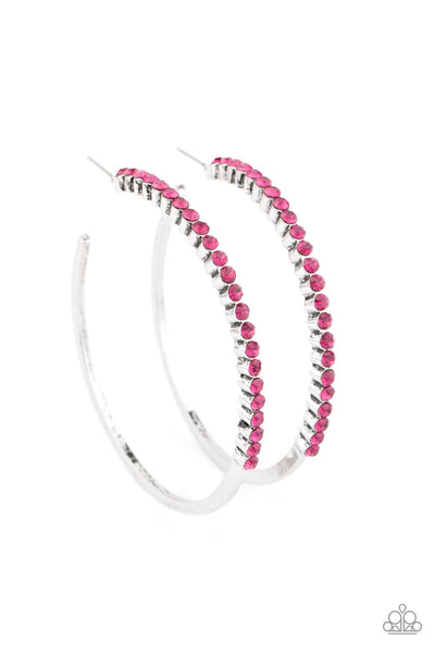 Earrings Making Rounds - Pink