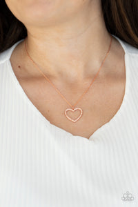 Necklace GLOW by Heart - Copper