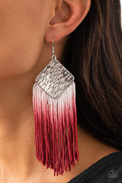 Earrings DIP The Scales - Red