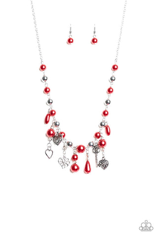 Necklace Renaissance Romance - Red