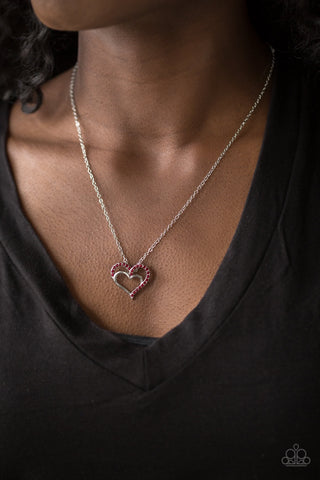 Necklace Heart To HEARTTHROB - Red