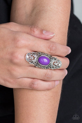 Ring Flair for the Dramatic - Purple