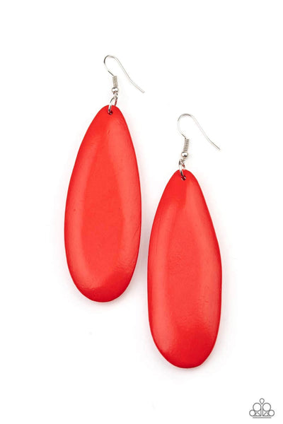 Earrings Tropical Ferry - Red