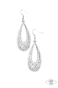 Earrings Big-Time Spender - White