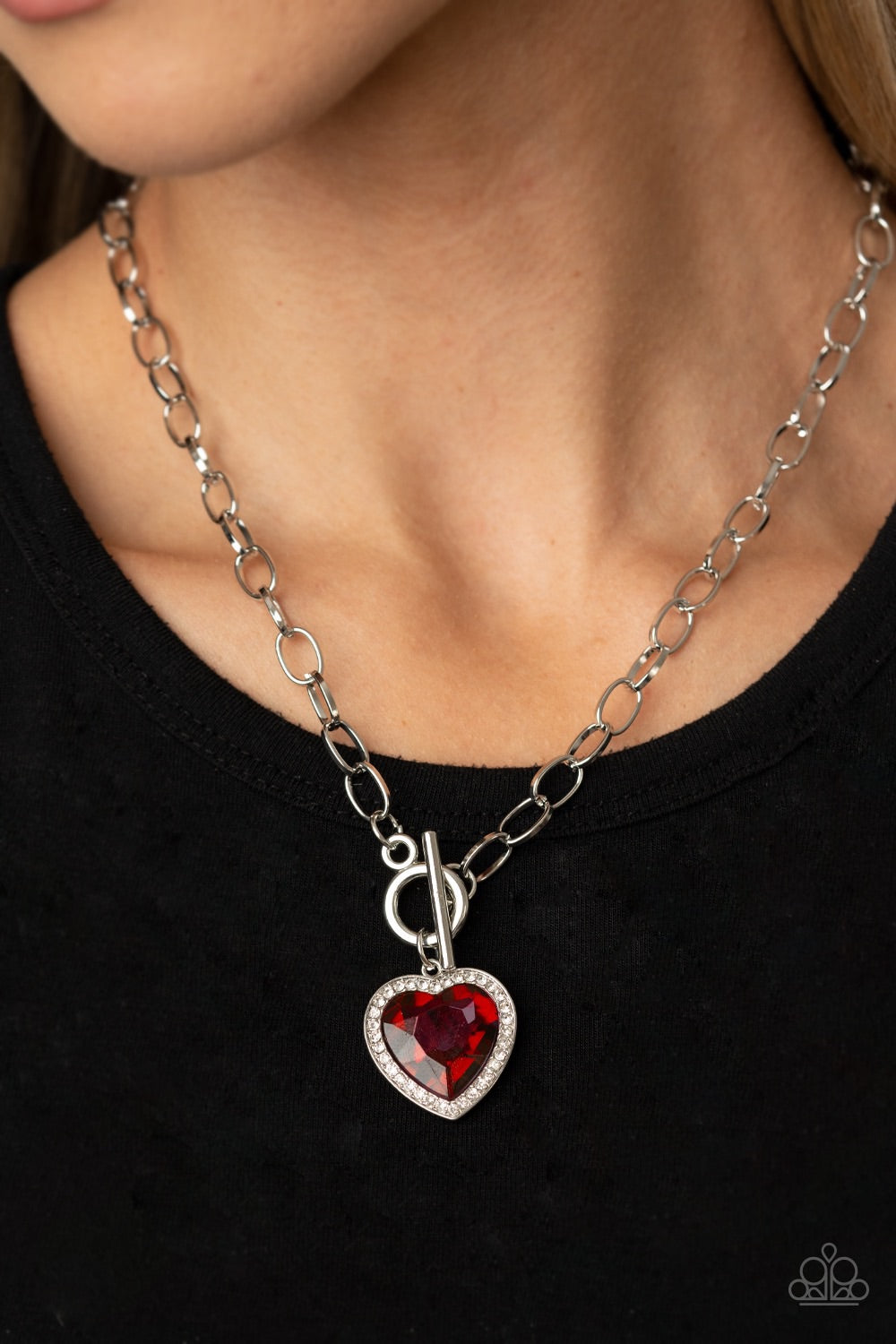 Necklace Check Your Heart Rate - Red