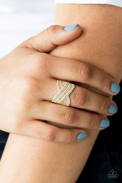 Ring Girl Boss Glitter - Gold