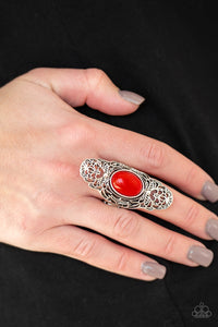 Ring Flair for the Dramatic - Red