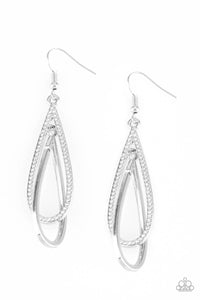 Earrings Spotlight Splendor - White