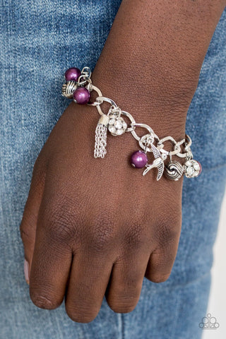 Bracelet Lady Love Dove - Purple