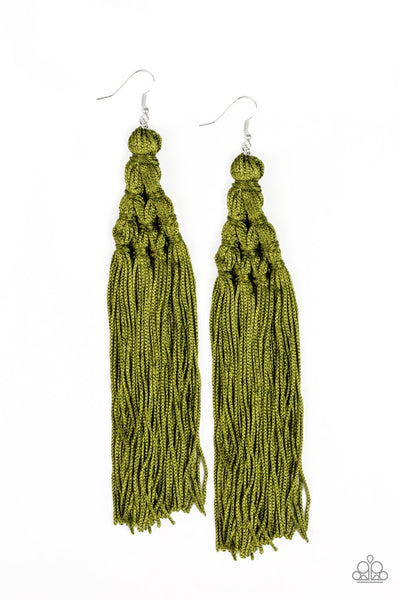 Earrings Magic Carpet Ride - Green