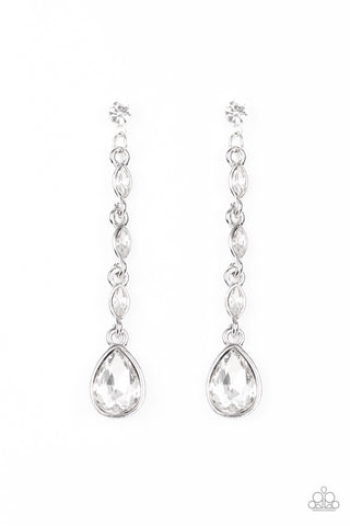 Earrings Must Love Diamonds - White