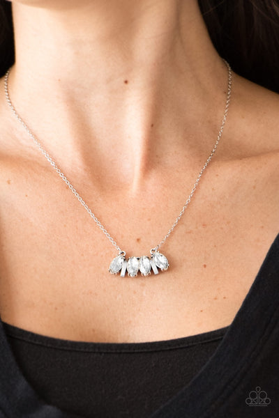 Necklace Deco Decadence - White