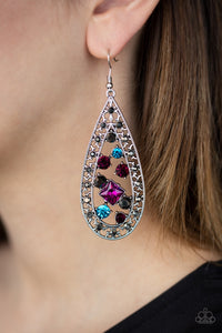 Earrings Drop-Dead Dazzle - Multi