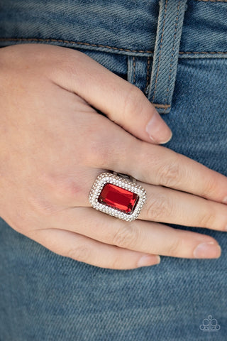 Ring A Grand STATEMENT-MAKER - Red