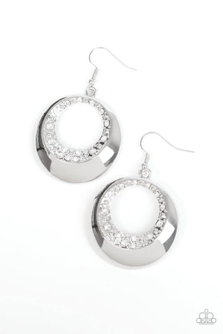 Earrings Ringed In Refinement - Silver