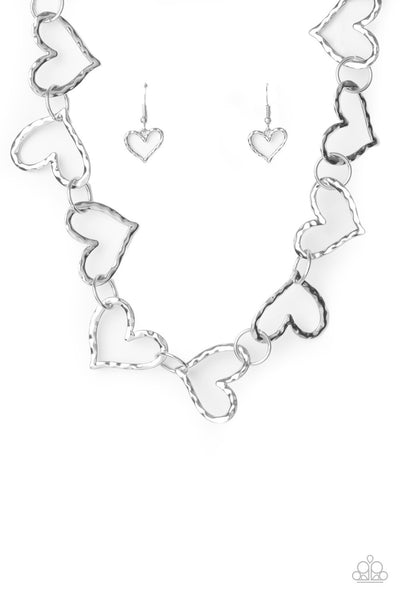 Necklace Vintagely Valentine - Silver