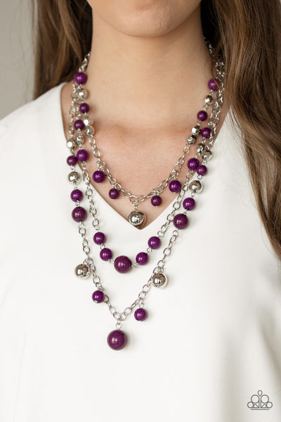 Necklace The Partygoer - Purple