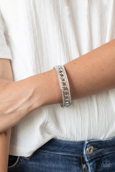 Bracelet Couture Court - White