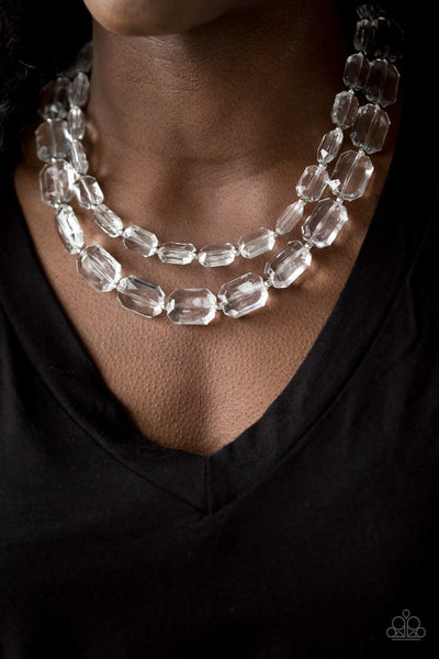 Necklace Ice Bank - White