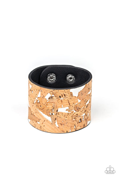 Bracelet Cork Congo - White