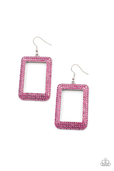 Earrings World FRAME-ous - Pink