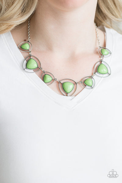 Necklace Make A Point - Green