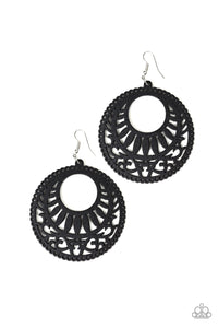 Earrings Coachella Cabana - Black