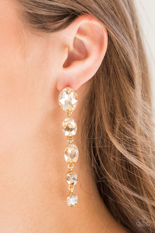 Earrings Red Carpet Radiance - Gold