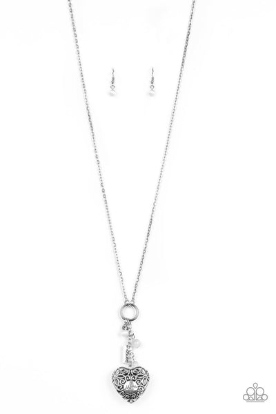 Necklace-Mom Hustle - White