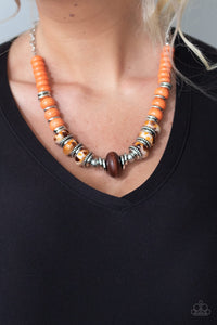Necklace Desert Tranquility - Orange