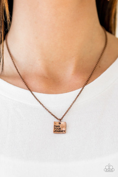 Necklace Own Your Journey - Copper