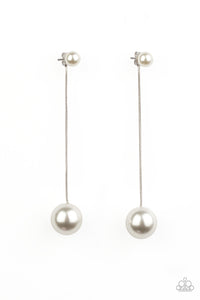 Earrings Extended Elegance - White