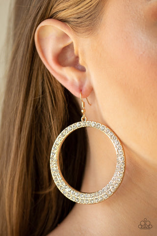 Earrings So Demanding - Gold