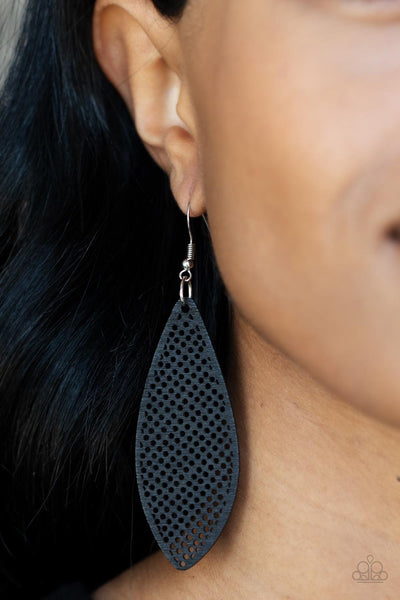 Earrings Surf Scene - Black